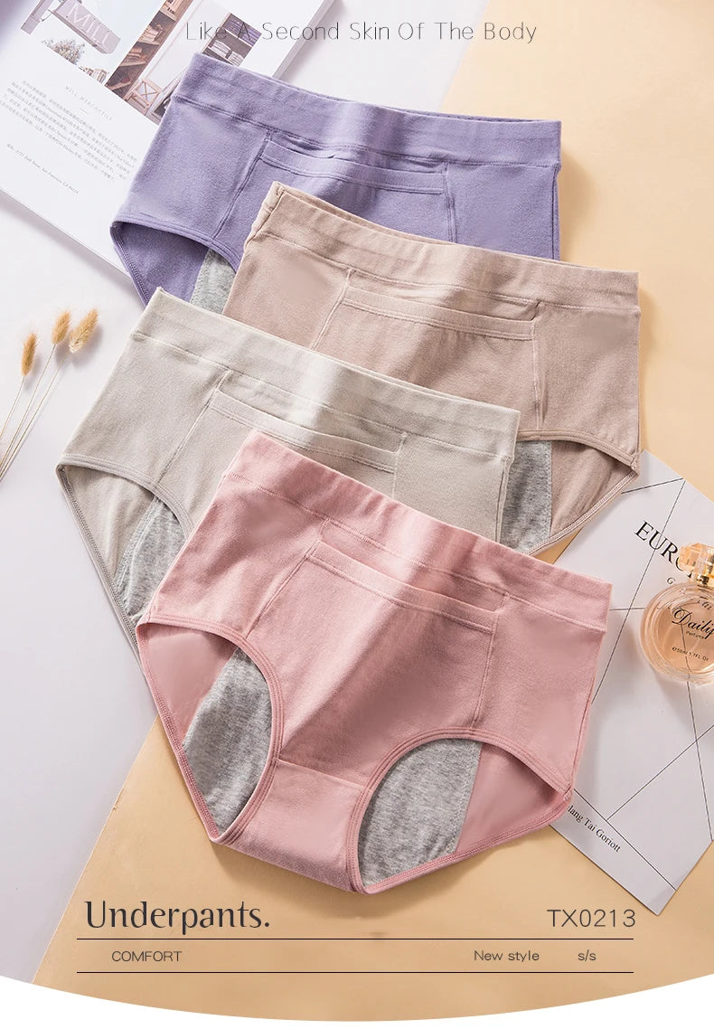 Hervera 3-Pack Menstrual Briefs